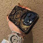 iPhone Case Factory - OEM Wholesale Gold Mechanical Gear Design