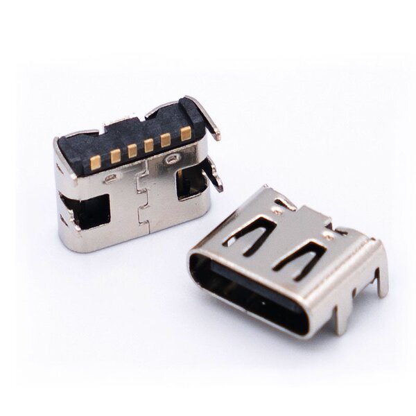 USB-C Connector Manufacturer - OEM 6pin SMD SMT Female Socket