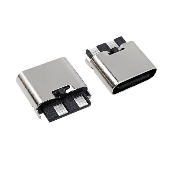 USB Type-C Socket Manufacturer - OEM 2 Pin Female Charging Port