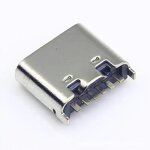 USB-C Socket Manufacturer - OEM 6 Pin SMT High Current Housing