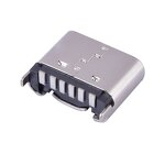 Type-C Female Socket Factory - OEM 6pin SMT 180 Degree Vertical