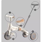 Children Balance Tricycle Supplier - OEM 3 in 1 Car with Push Handles Bike