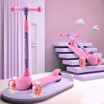 Child Folding Scooter Supplier - OEM Height-adjustable 3 Wheel Kick Scooter