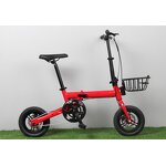 Ultra Light Folding Bike Supplier - OEM High Quality 15 Inches Carbon Steel