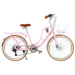Women's Bike Supplier - OEM Classic Retro Urban Style 7-Speed 24/26 Inch