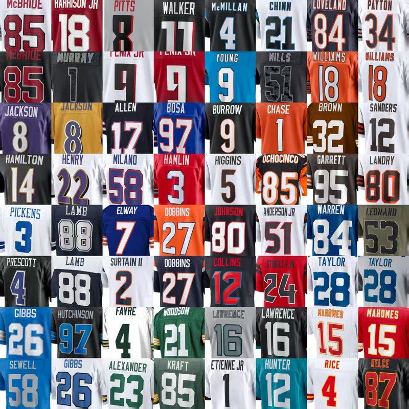 American Football Jerseys Manufacturer - OEM All Teams Stitched In Stock
