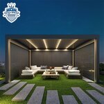 Motorized Louver Outdoor Gazebo Manufacturer - OEM 3x4m Aluminum Insulated Roof Panels