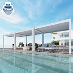 Automatic Patio Gazebo Manufacturer - OEM 3x4 Modern Opening Louvred Roof Luxury