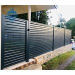Garden Aluminum Fence Supplier - OEM Easily Assembled Privacy Wind Resistance