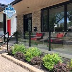 Aluminum Balcony Railing Supplier - OEM High Quality Assembled with Tempered Glass