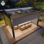 Fully Automatic Pergola Manufacturer - OEM Retractable Sliding Folding Louvered