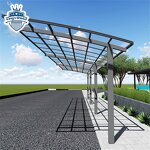 Metal Carport Canopy Manufacturer - OEM KS Strong Aluminum Structure Polycarbonate