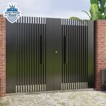 Automatic Garden Gate Supplier - OEM High Quality Modern Outdoor Metal Double