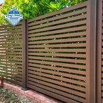 Aluminum Privacy Fence Supplier - OEM Customization Black Garden Metal Screen
