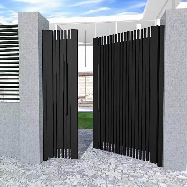 Automatic Swing Gate Manufacturer - OEM Modern Decorative Main Gate Customized