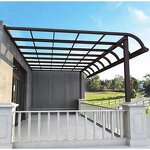 Clear Aluminum Door Canopy Factory - OEM DIY Rain Cover Balcony Awning