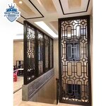 Black Fence Outdoor Manufacturer - OEM New Design Decorative Building Laser Cut