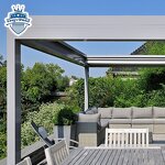 Motorized Louvre Roof Factory - OEM 6x4 for Restaurants Sun Shade Pavilion