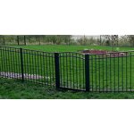 Galvanized Steel Fence Manufacturer - OEM Easily Assembled Tubular Picket Home