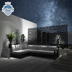 Outdoor Decorative Aluminum Fence Supplier - OEM Hot Sale Laser Cut Privacy Screen