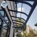 Aluminum Frame Canopy Supplier - OEM Outdoor Polycarbonate Awning Front Door