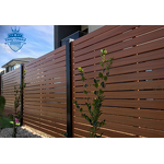 Aluminum Fence Panels Factory - OEM Easy to Install No Dig Horizontal Slat