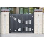Automatic Swing Gate Manufacturer - OEM Modern Decorative Main Gate Customized