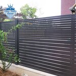 Aluminum Privacy Fence Supplier - OEM Customization Black Garden Metal Screen