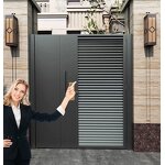 Main Swing Single Door Gate Supplier - OEM Customized Modern Simple Courtyard