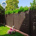 Aluminum Fence Panels Factory - OEM Easy to Install No Dig Horizontal Slat