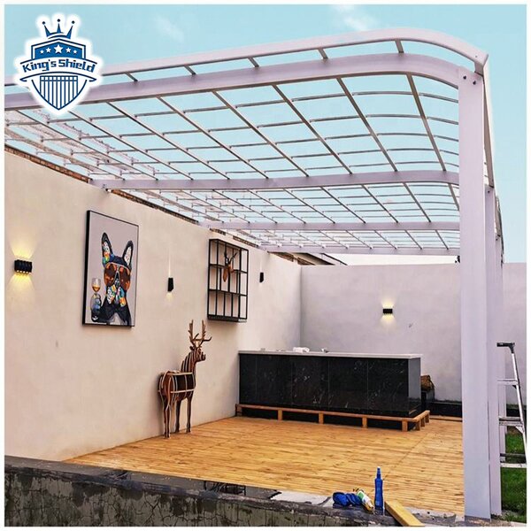 Metal Aluminum Bracket Canopy Factory - OEM Polycarbonate Door Awning for Balcony