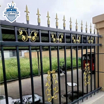 Spear Top Steel Fence Factory - OEM Customizable Ornamental Galvanized Design
