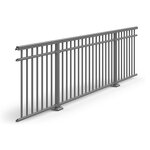 Customized Balcony Railing Factory - OEM Decorative High Quality Aluminum Fence