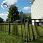 Metal Wrought Iron Fence Supplier - OEM Cheap Outdoor Garden Palisade Panel