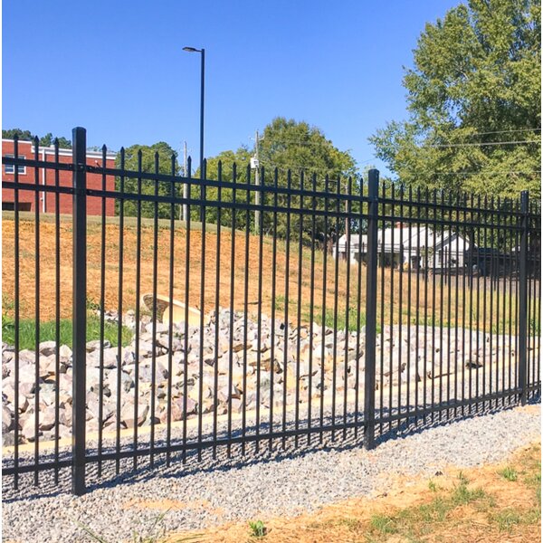 Black Metal Fences Manufacturer - OEM Wholesale 6ftx8ft Anti Rust Galvanized