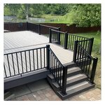 Aluminum Balcony Railing Manufacturer - OEM Outdoor Metal Stair Terrace Deck
