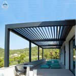 Motorized Pergola Supplier - OEM Waterproof Modern Outdoor Custom Aluminium Arch