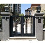 Automatic Swing Gate Manufacturer - OEM Modern Decorative Main Gate Customized
