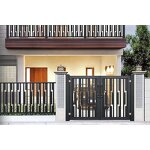 Aluminum Wrought Iron Gates Factory - OEM High Quality Morden Latest Main Swing