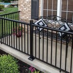 Aluminum Balcony Privacy Handrail Manufacturer - OEM Garden Horizontal Slat Fencing