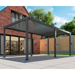 Motorised Waterproof Pergola Supplier - OEM Outdoor 3x3 4x4m Louver Aluminum