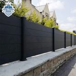 Aluminum Slat Fence Panel Factory - OEM Cheap Black Grey Privacy No Dig