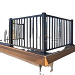 Aluminum Balcony Railing Factory - OEM Wholesale Galvanized Steel Iron Balusters