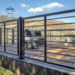 Customized Balcony Railing Factory - OEM Decorative High Quality Aluminum Fence