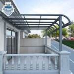 Metal Aluminum Bracket Canopy Factory - OEM Polycarbonate Door Awning for Balcony
