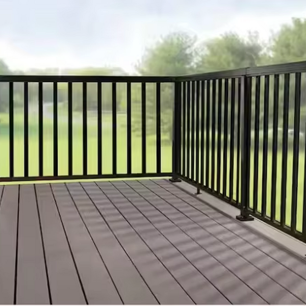 Aluminum Balcony Railing Supplier - OEM Cheap Stairs Railing Designs Square