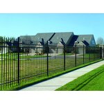 Galvanized Steel Fence Manufacturer - OEM Easily Assembled Tubular Picket Home