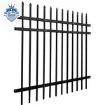 Metal Wrought Iron Fence Supplier - OEM Cheap Outdoor Garden Palisade Panel
