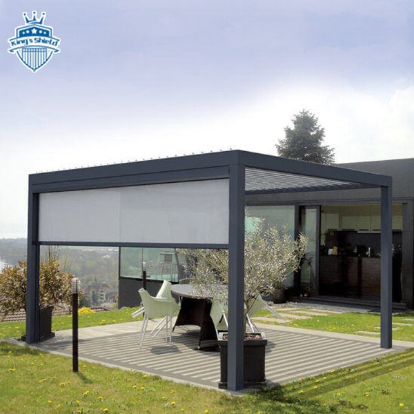 Motorized Pergola Supplier - OEM Waterproof Modern Outdoor Custom Aluminium Arch