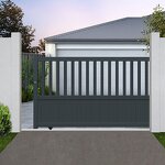 Electric Sliding Gate Factory - OEM Modern House Outdoor Main Metal Automatic